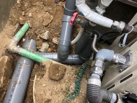 2019年4月　阪南市N様邸　排水管及び会所改修工事2